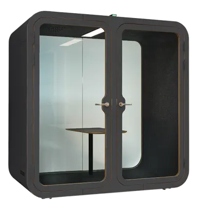 ACOUSTIC SPACE 220, akustický box 2200x2200x1200 mm, černá/černá